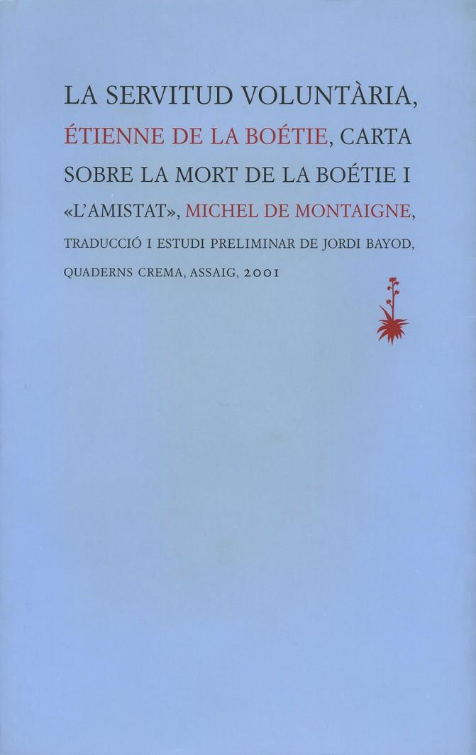 La servitud voluntària | 9788477273462 | de La Boétie, Étienne