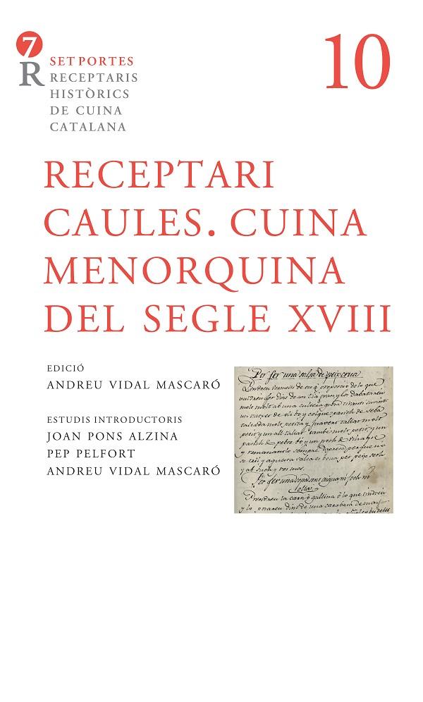 Receptari Caules. Cuina menorquina del segle XVIII | 9788416726271