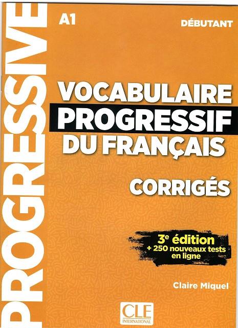 Vocabulaire progressif du français A1 | 9782090380187 | Miquel, Claire