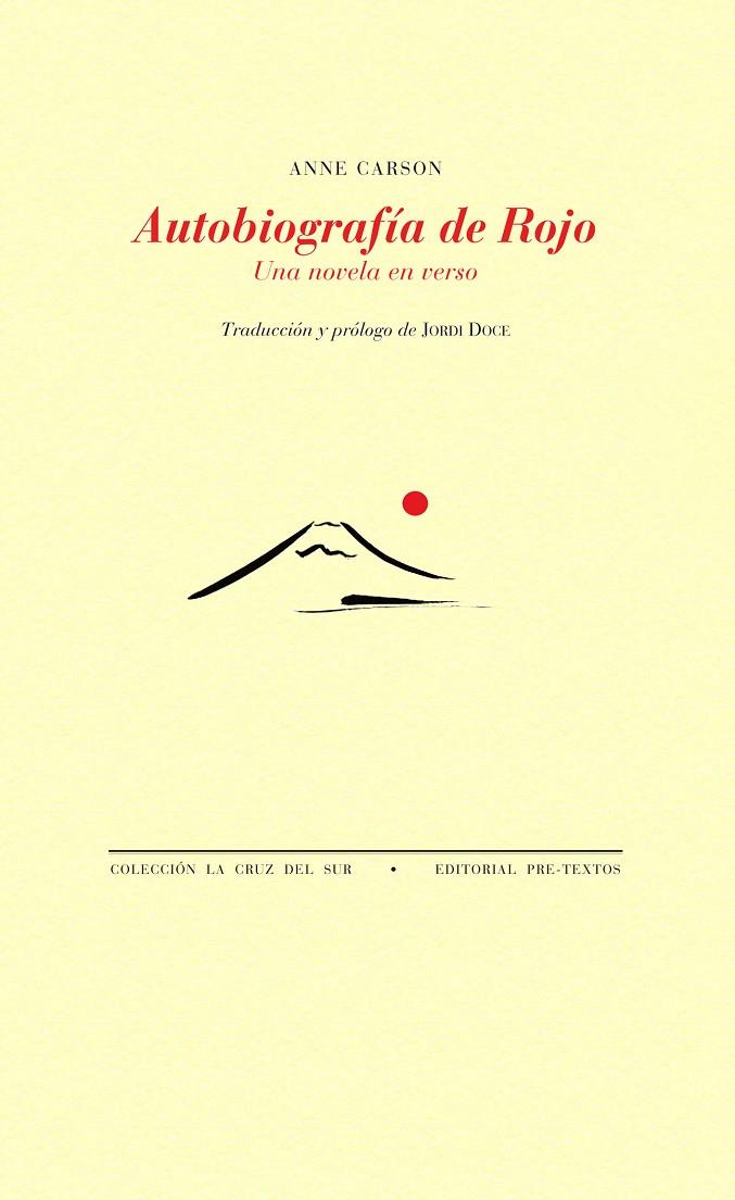 Autobiografia de Rojo | 9788416453467 | Anne Carson