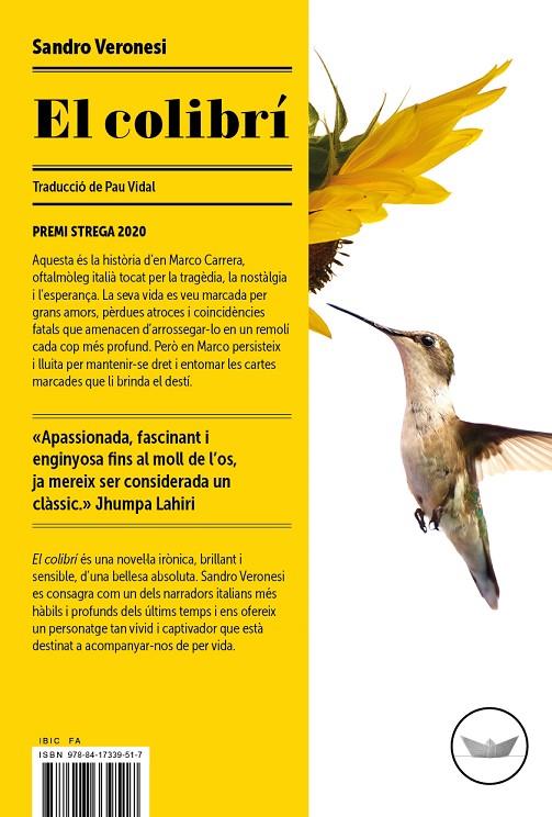 El colibrí | 9788417339517 | Sandro Varonese