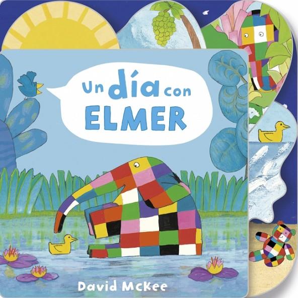 Elmer. Libro de cartón - Un día con Elmer | 9788448852948 | McKee, David
