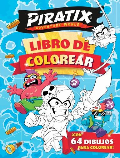 Piratix. Actividades - Libro de colorear ¡con 64 dibujos para colorear! | 9788448873707 | Magicbox