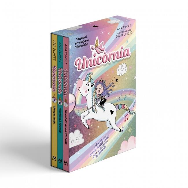 Unicòrnia - Estoig especial Unicòrnia: llibres 1 al 3 | 9791387598082 | Punset, Ana