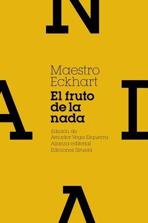 El fruto de la nada | 9788420654966 | Maestro Eckhart