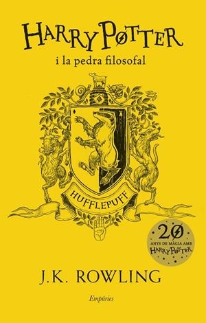 Harry Potter i la pedra filosofal - Hufflepuff | 9788417016685 | Rowling, J.K.