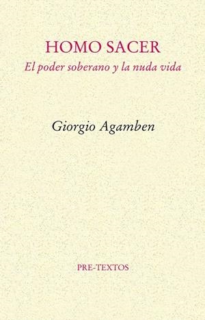 Homo sacer | 9788481912067 | Giorgio Agamben