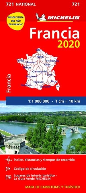 Mapa França 2020 | 9782067242715 | MICHELIN