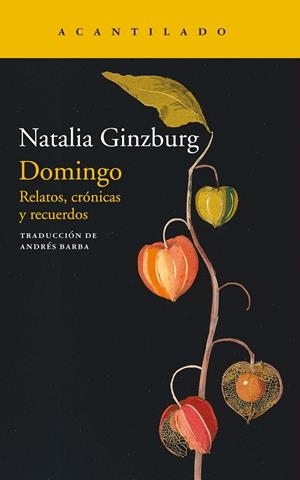 Domingo (Natalia Ginzburg) | 9788418370151 | Ginzburg, Natalia