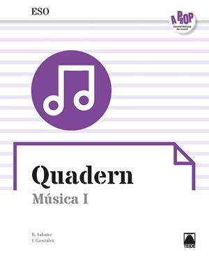 Quadern de música 1r ESO | 9788430778089 | Sabater Ribera, Roser / González Gallego, Julián