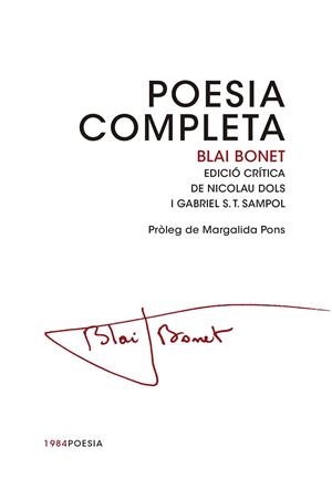 Blai Bonet. Poesia completa | 9788415835462 | Blai Bonet
