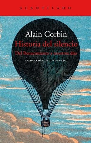 Historia del silencio. Del Renacimiento a nuestros días | 9788417346720 | Corbin, Alain