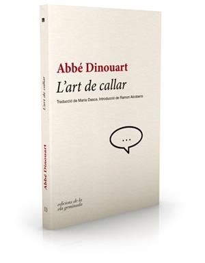 L'art de callar | 9788494342462 | Dinouart, Abbé