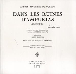 Dans les ruines d Ampurias | 9788494383908 | Bruguière de Gorgot, Andreé /  Velaz, Anna Maria