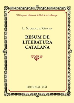 Resum de literatura catalana | 9788416587353 | Nicolau d'Olwer, Lluís