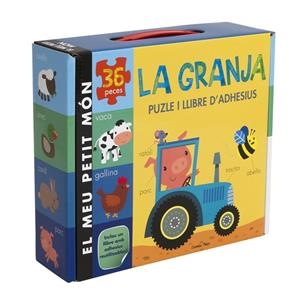 La granja. Puzzle i llibre d adhesius | 9788490576519 | Little Tiger Press