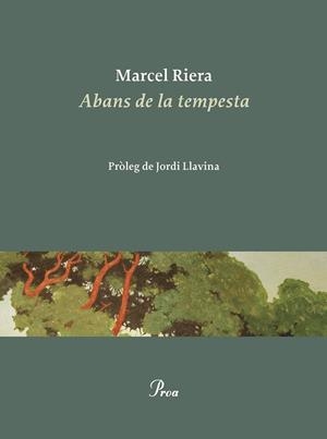 Abans de la tempesta | 9788475889900 | Riera Bou, Marcel