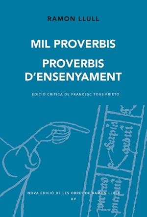Mil proverbis. Proverbis d'ensenyament | 9788498839951 | Llull, Ramon