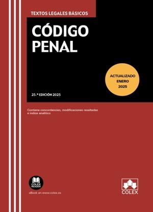 Código penal | 9788411947749 | Editorial Colex, S.L.