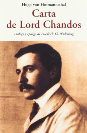 Carta a Lord Chandos | 9788497167987 | Hofmannsthal, Hugo Von