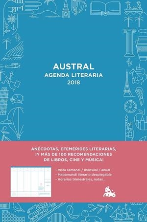 Agenda literaria Austral 2018 | 9788408176268 | Vasava