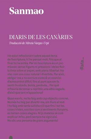 Diaris de les Canàries | 9788416738083 | Sanmao