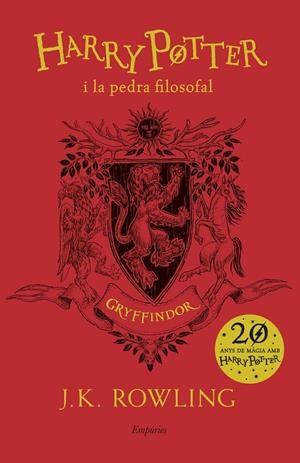 Harry Potter i la pedra filosofal - Gryffindor | 9788417016678 | Rowling, J.K.